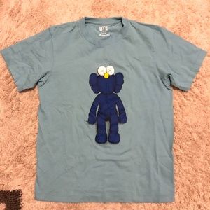 KAWS Uniqlo Blue BFF Tee